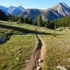 Early morning on the La Plata southwest ridge trail