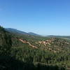 View from top of "lookout" spur trail