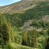 Four Point Creek deep in the valley below Jonas Pass Trail.