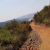 Looking west at Folsom Lake from the SFART.