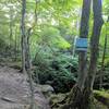 Standing Rock and Caves sidetrail marker