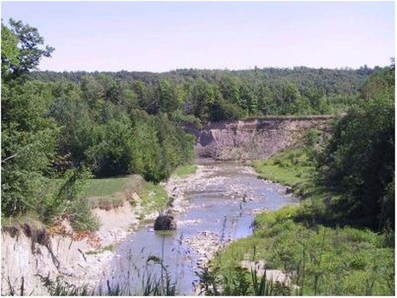 Looking out over the Big Head River