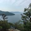 View from Rogers Rock looking south on Lake George NY