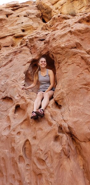 Sydney Chillin for a bit in a nice little rock recliner....