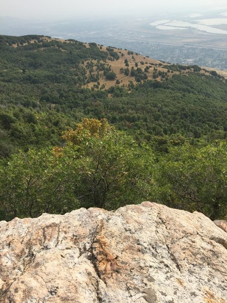 A view of Pretty Valley atop Prayer Rock.