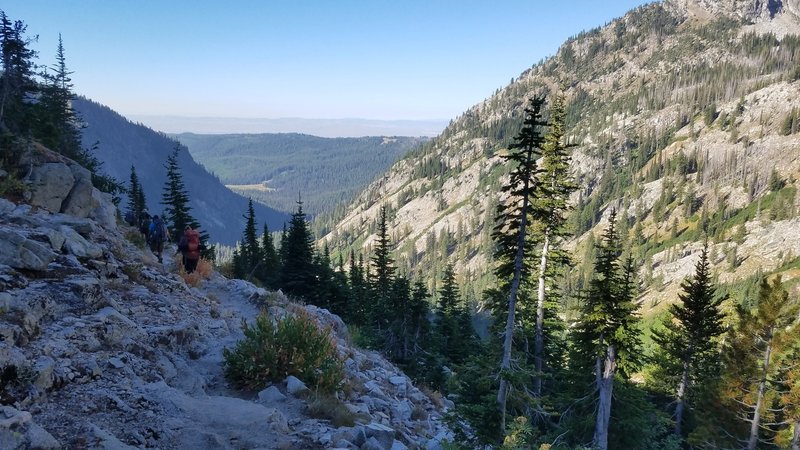 View down Eagle Creek