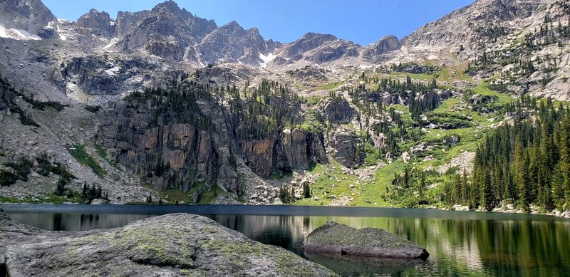 Crater Lake and Mt Achonee (12,649')