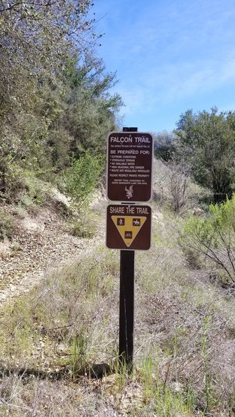 Trail Warning Sign