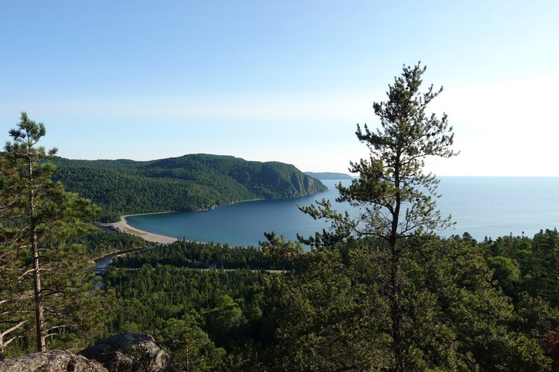 Overlooking Lake Superior from the Nokomis Trail