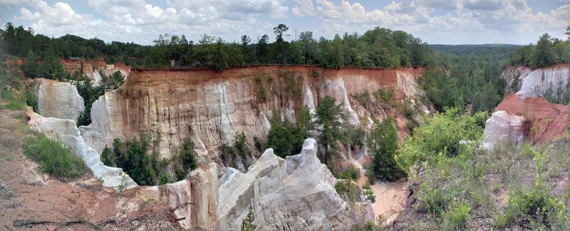 Panoramic shot from one of the overlooks