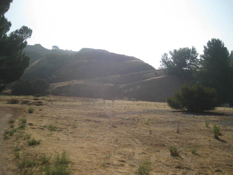 Hills above the trail