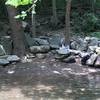 North Fork Moorman's River Trail, Cool outdoor dinning at its finest. Table and chairs. If you find it don't trash it. Leave it as you found it "clean".