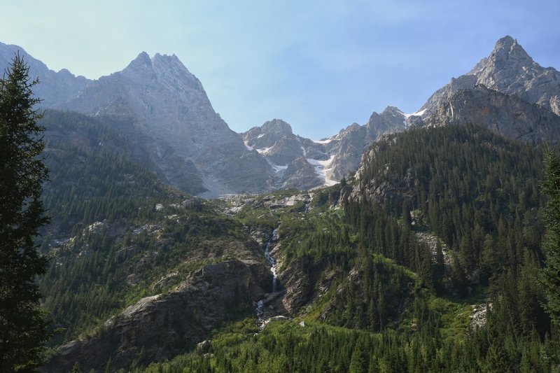 There were several nice waterfalls visible along the south side of the canyon.