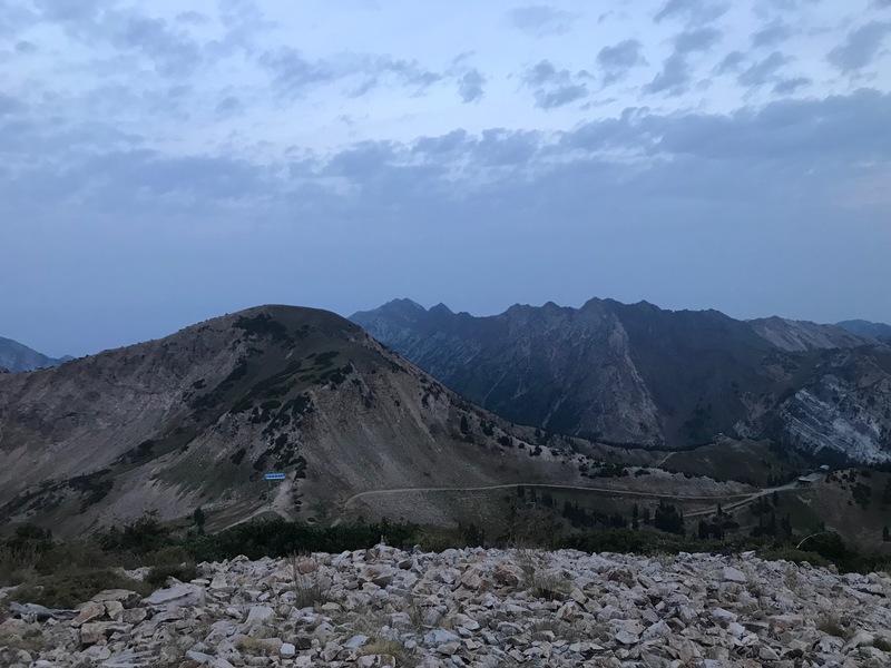 Early morning view of Mount Baldy and Sugarloaf Pass from Sugarloaf