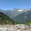 Top of Rangers Pass looking at Anderson Glacier