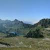 Looking down at Lacrosse Lake from Rangers Pass