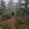 This is a little ways into the spur trail to the left. It's pretty narrow but not hard to hike.