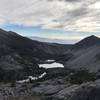 View of 1st, 2nd, and 3rd lakes from just below Palisade glacier