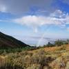 Looking into Utah Valley from Mahogany trail. Rainbow are always good.