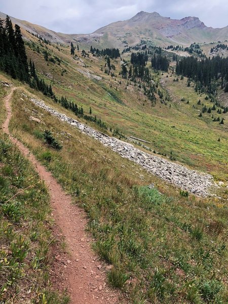 Heading up towards Blackhawk Pass