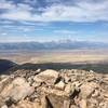 The Teton Range from summit of Jackson Peak