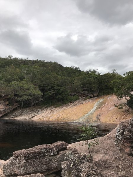 Natural slide at Riberao do meio