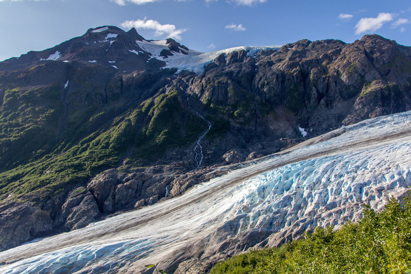 Exit Glacier from Harding Ice Field Trail