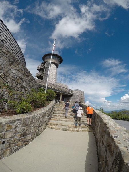 The tower from the approach.