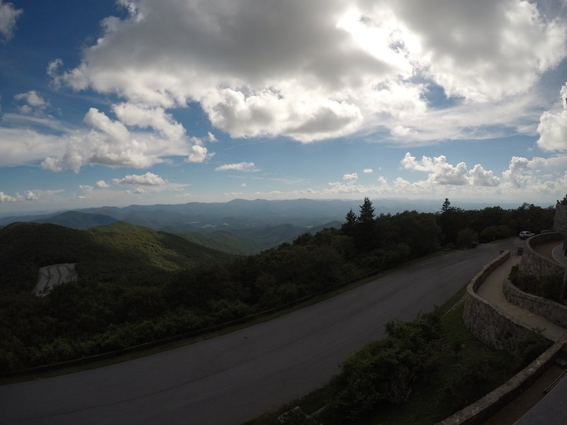 Looking out towards Sims Gap.