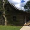 The gift shop in a quaint little cabin.