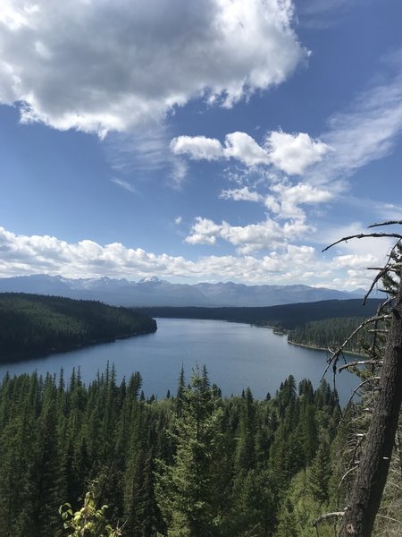 Holland Lake from Holland Falls