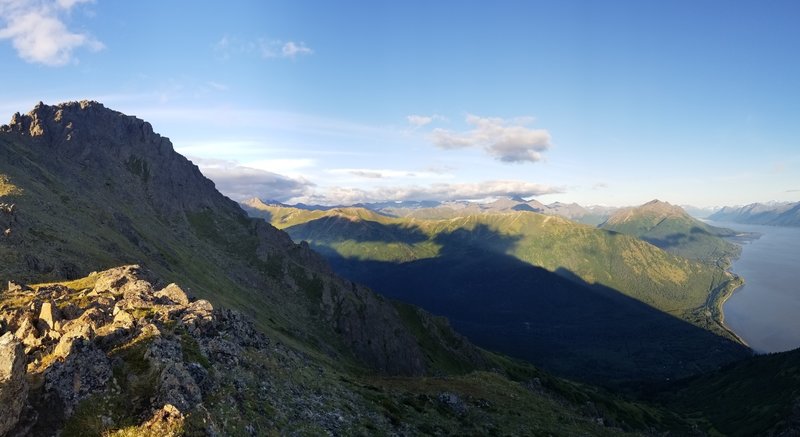 Indianhouse Ridge looking east toward Bird Ridge.