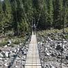 Suspension bridge in Spray Park Loop