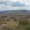 Town of yarnell from the observation deck.