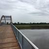 A walking bridge over the Christina River