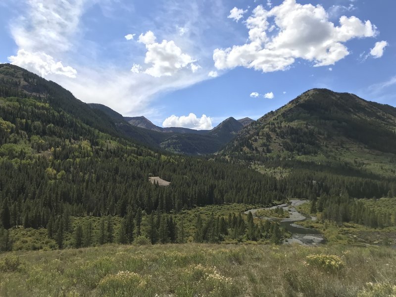 View towards Scarp Ridge.