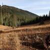 In the Fish Creek Valley, the Divide Trail is marked with cairns