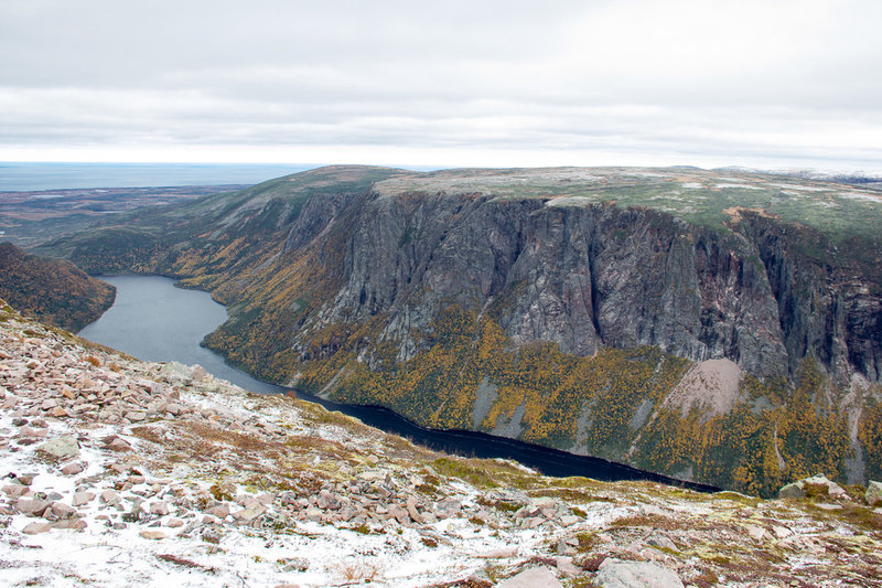 Ten Mile Pond viewed from Gros Morne Mountain