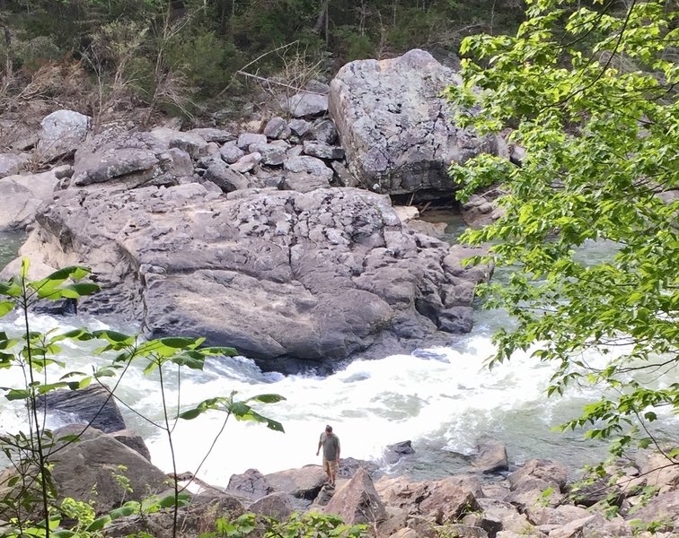 When you see a person standing on one of the boulders, you then realize how huge it all is!