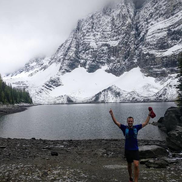 Late season run up to Floe lake