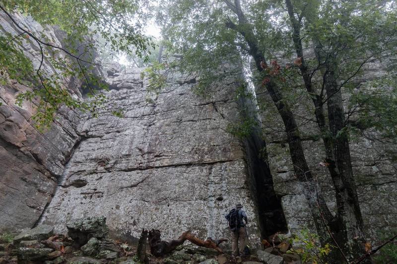 North Crack of Sam's Throne. It's climbable, but the South Crack is much easier!!