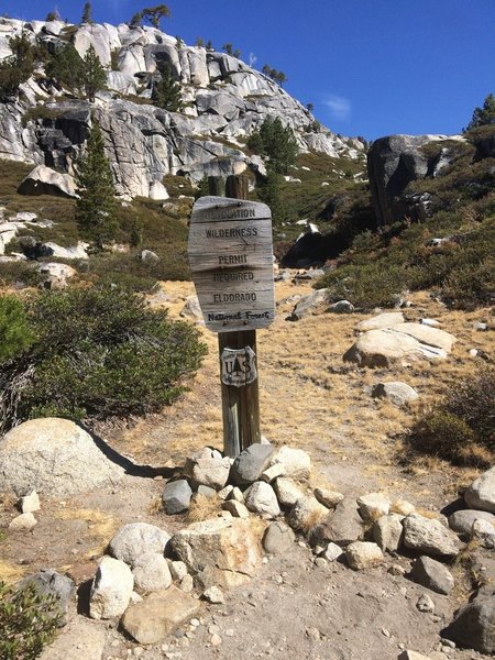 Entering Desolation Wilderness