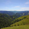 View to the SW into the North Fork Umatilla Wilderness