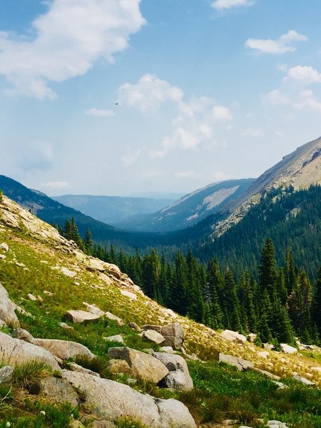 Betty and Bob Lake Trail view to the east 08/06/18