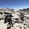 9/11/2018 Almost there!  The altitude was a problem for Victor from Hawaii.  Mt. Whitney Trail near the summit.