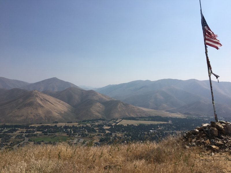 Near the Summit of Carbonate Mountain