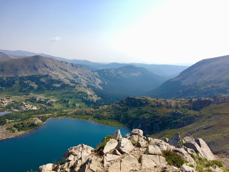 Above King Lake looking east 08/07/18