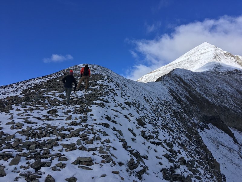 The first peak of the trail