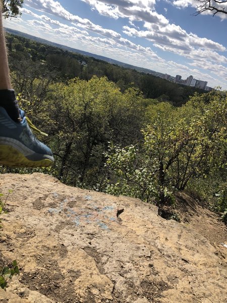 View from the top of the quarry