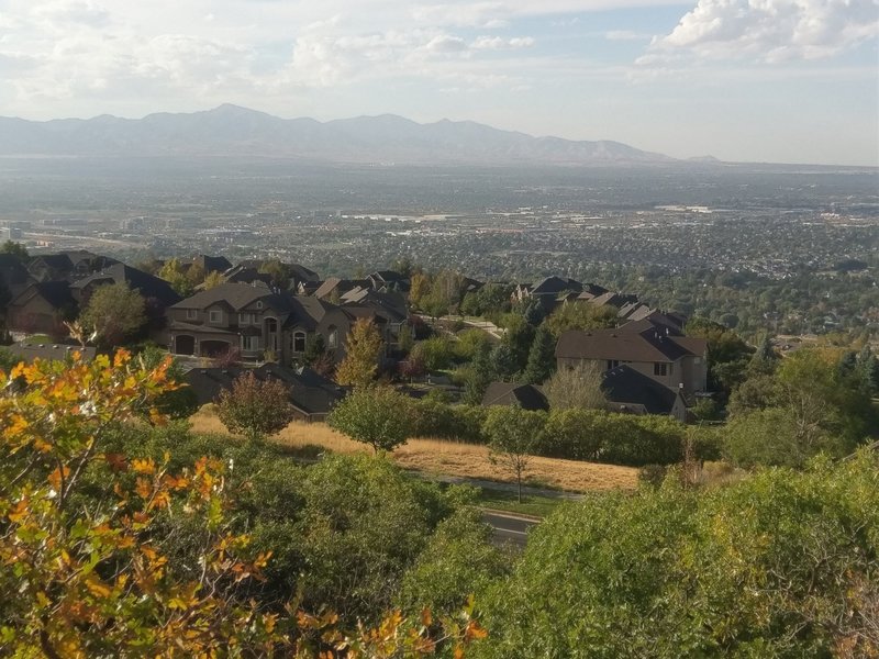 Draper and the SLC valley in the distance